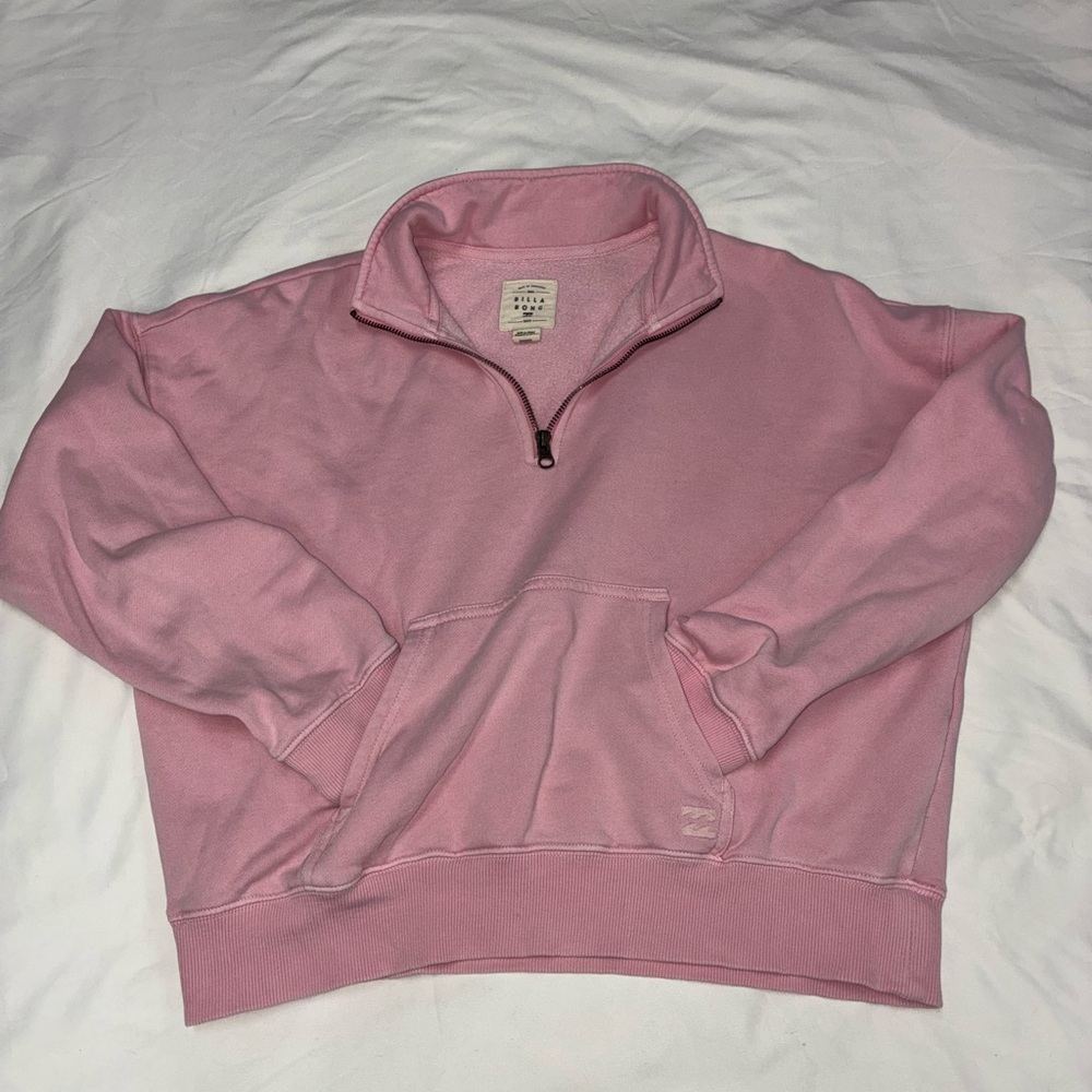 Billabong Lazy Morning Pullover in Soft Pink Size Small